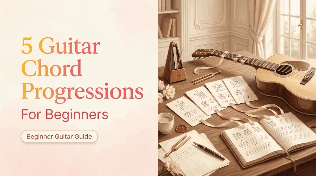5 Guitar Chord Progressions for Beginners