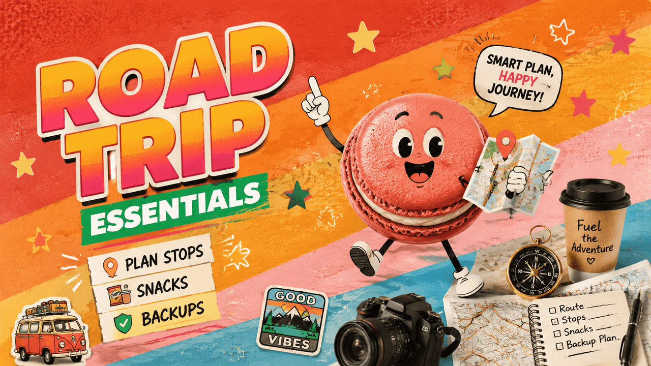 Road Trip Essentials: Plan Stops, Snacks, and Backups