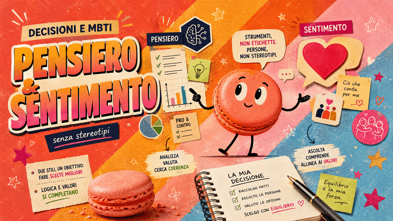 Decisioni e MBTI: usare Pensiero e Sentimento senza stereotipi