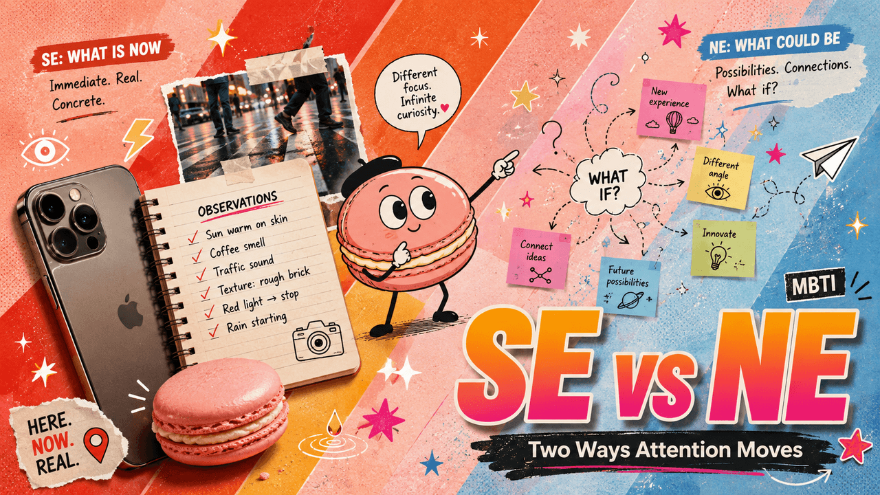Se vs Ne MBTI: Two Ways Attention Moves