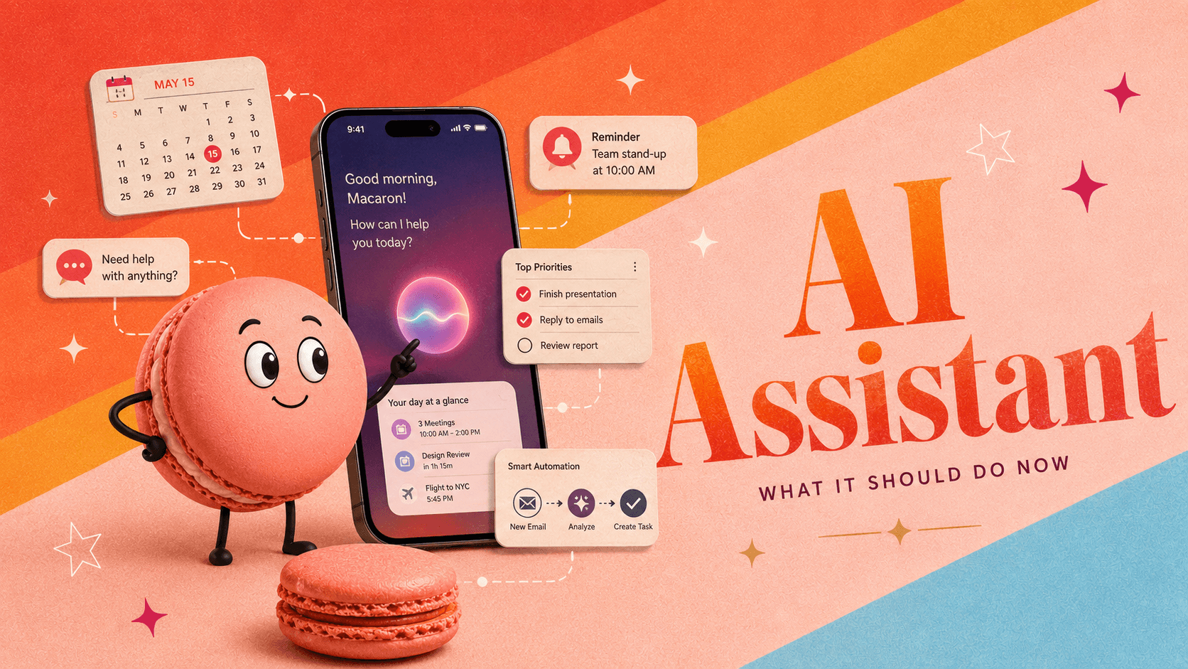 Personal Digital Assistant: What It Should Do Now