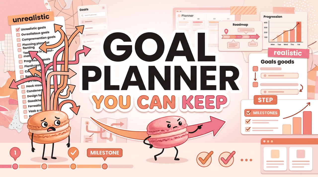Goal Setting Planner: Build Plans You Can Keep
