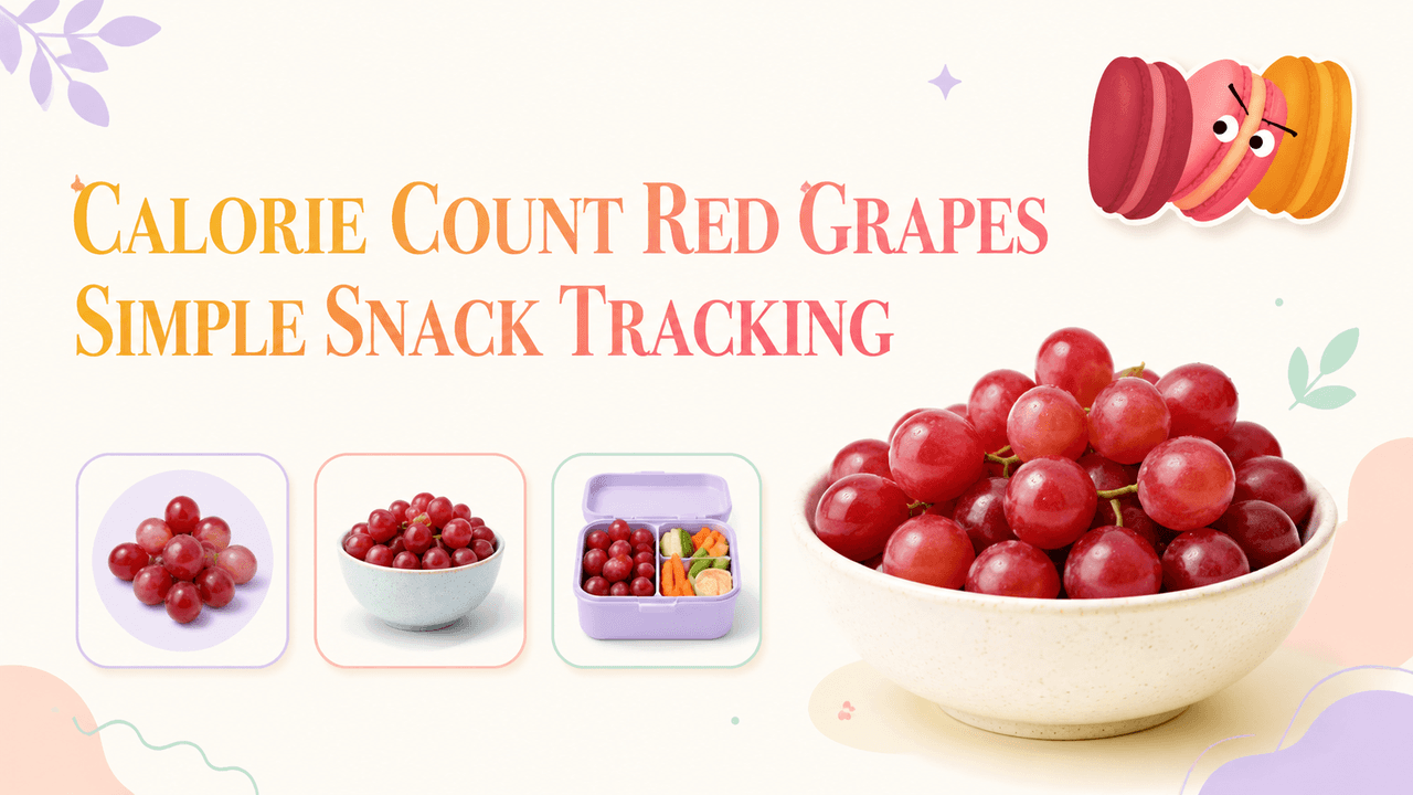Calorie Count Red Grapes: Simple Snack Tracking