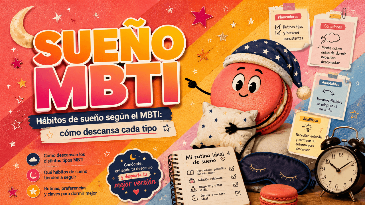 Hábitos de sueño según el MBTI: cómo descansa cada tipo
