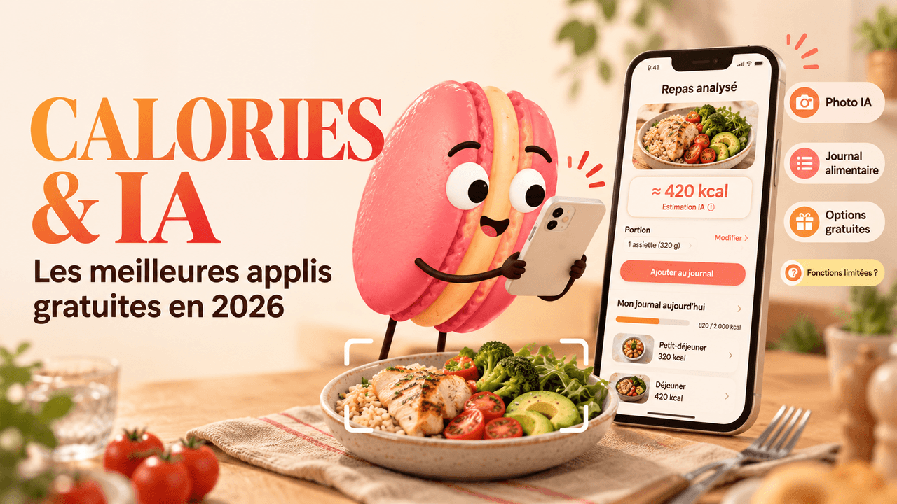 Meilleures applications gratuites pour compter les calories avec l’IA en 2026