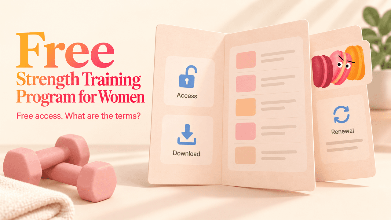 Free Strength Training Program for Women: Check the Terms