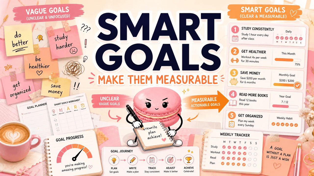 SMART Goals Handout: Make Goals Measurable