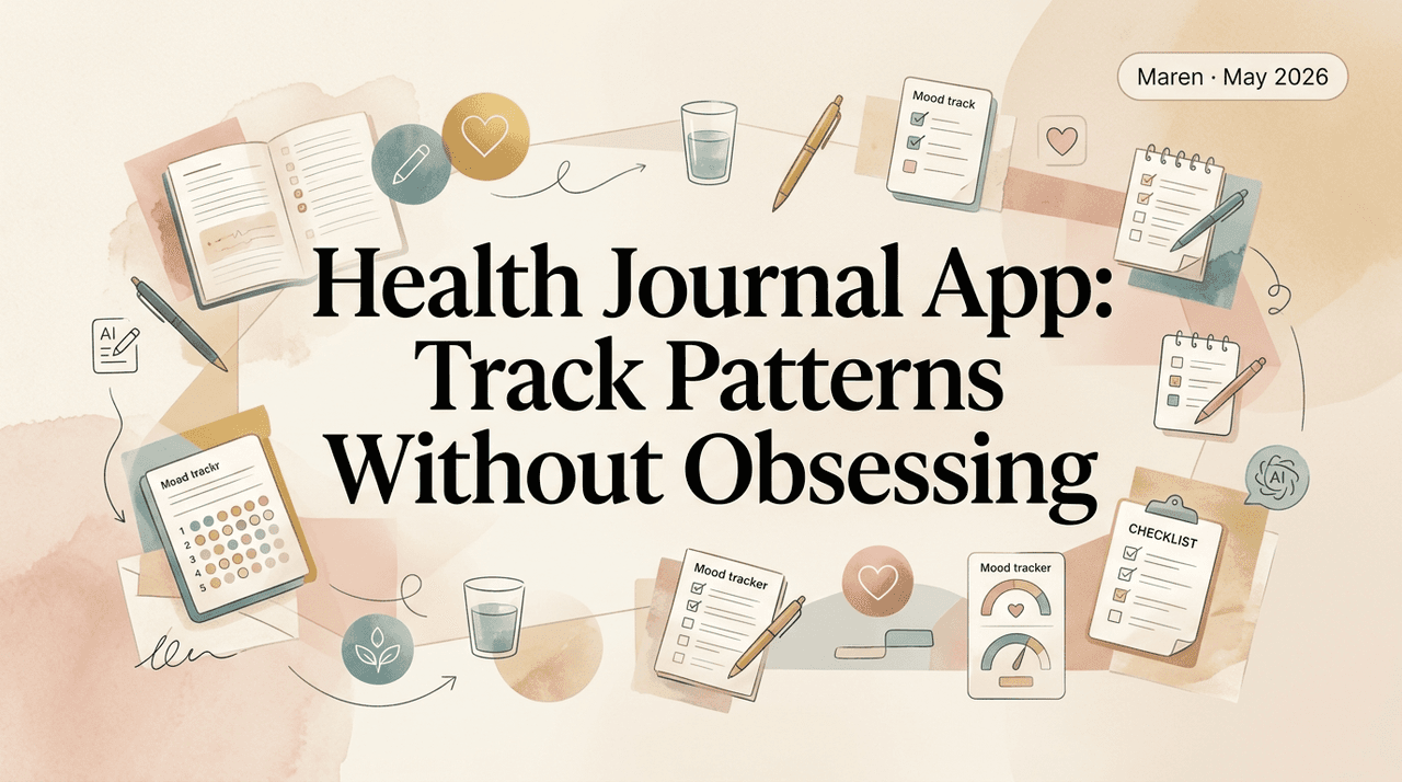 Health Journal App: Track Patterns Without Obsessing
