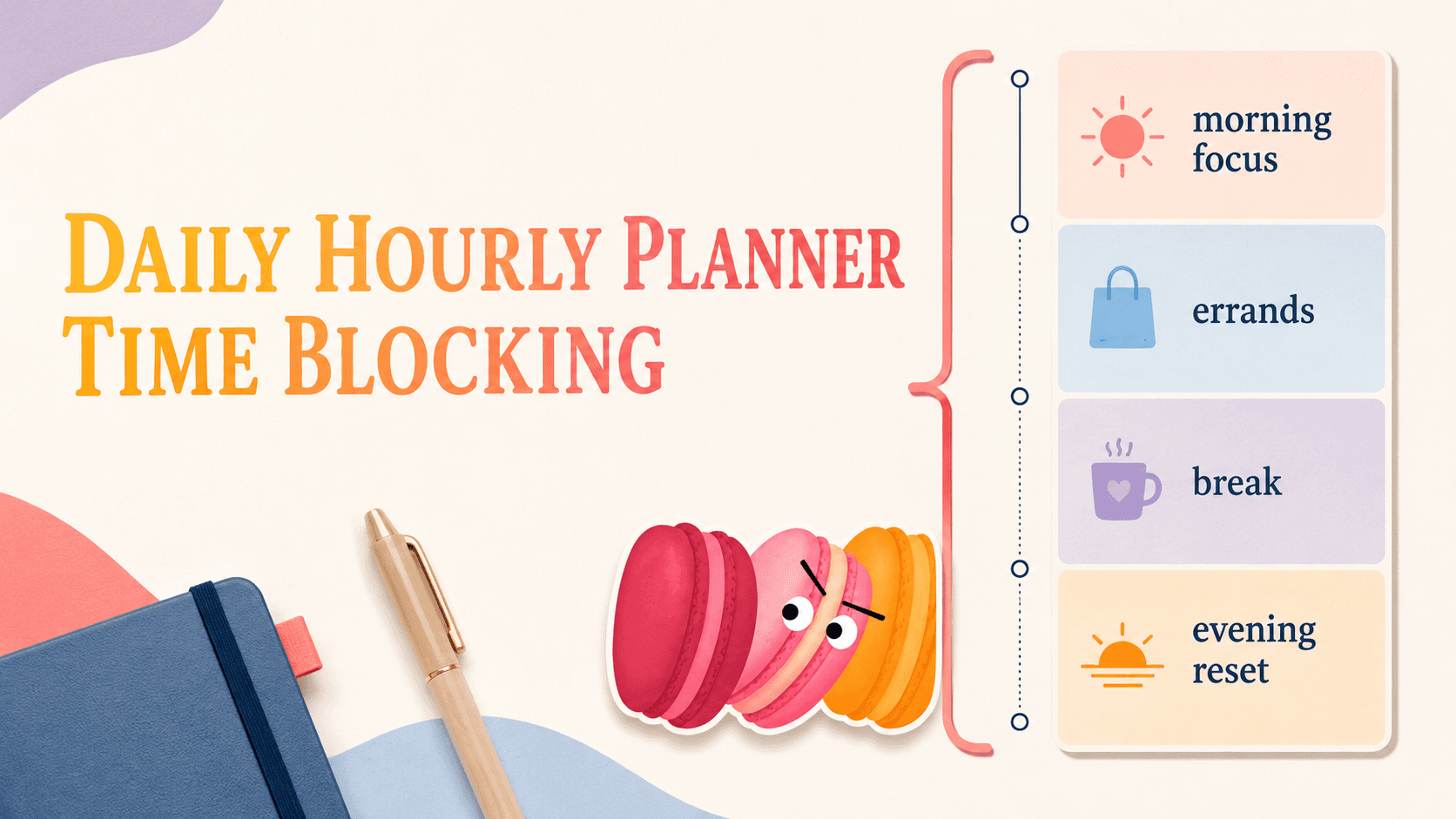 Daily Hourly Planner: A Time-Blocking Template That Works