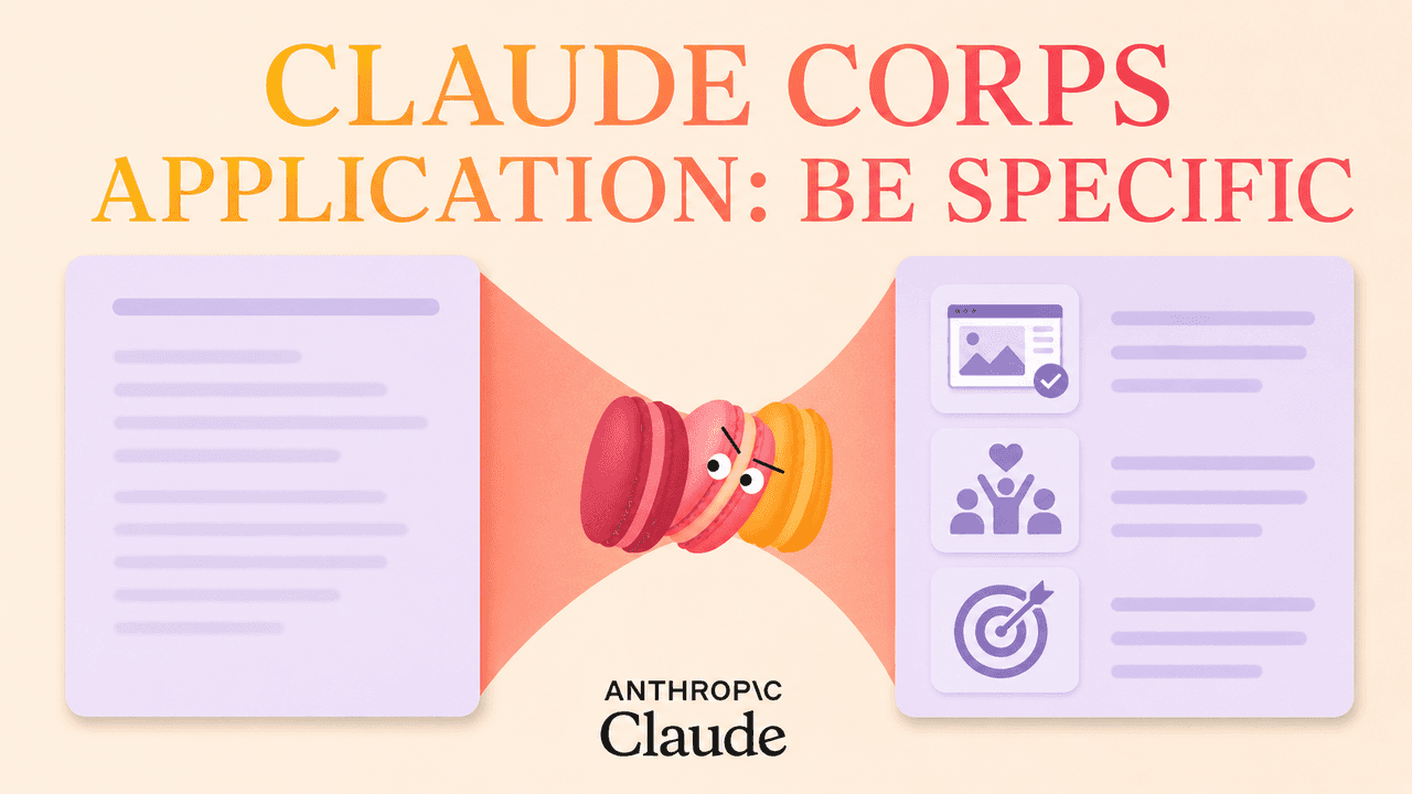 How to Apply for Claude Corps Without Generic Answers