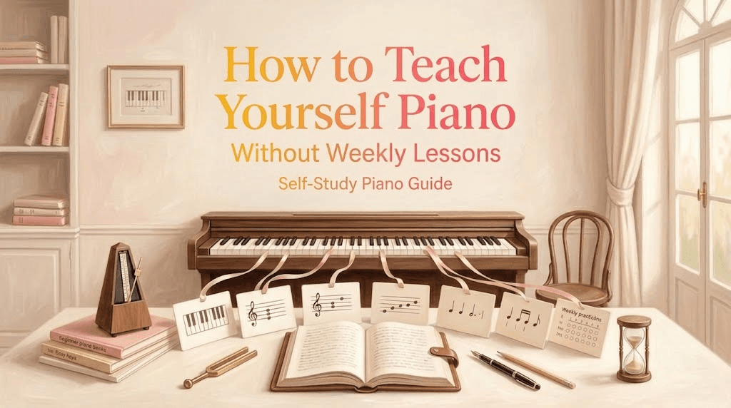 How to Teach Yourself Piano Without Weekly Lessons