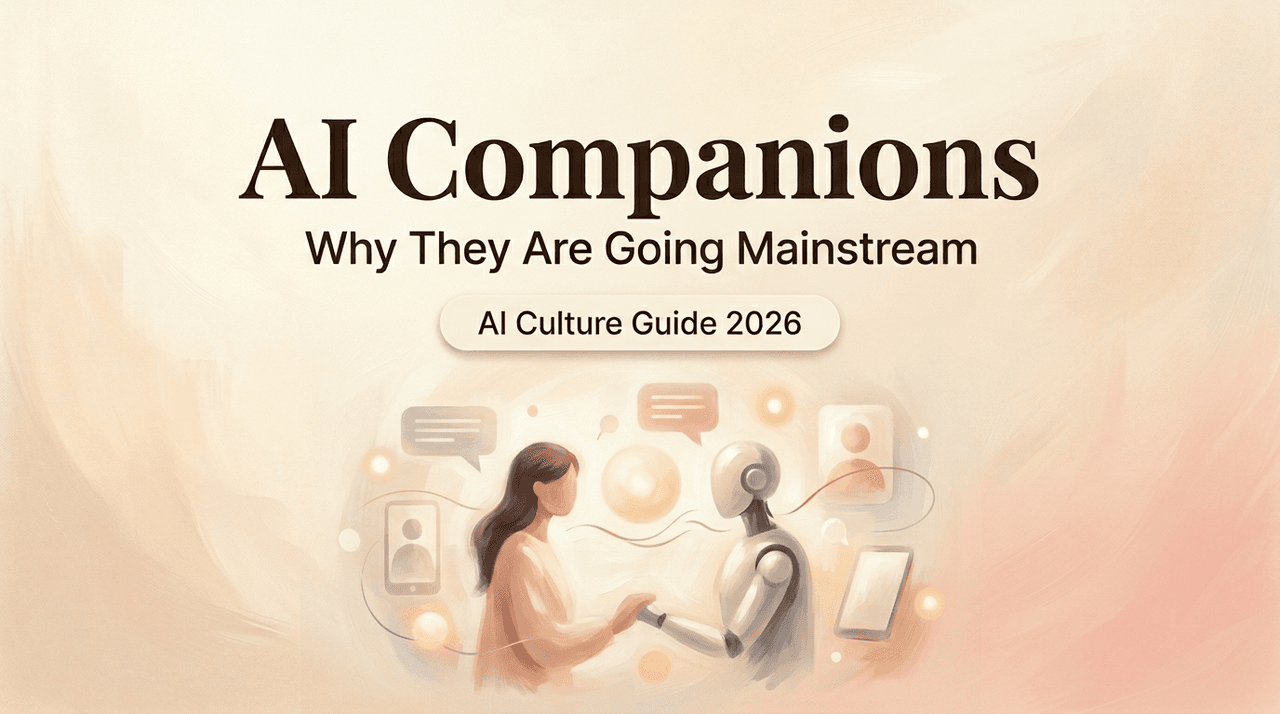 Why AI Companions Are Going Mainstream