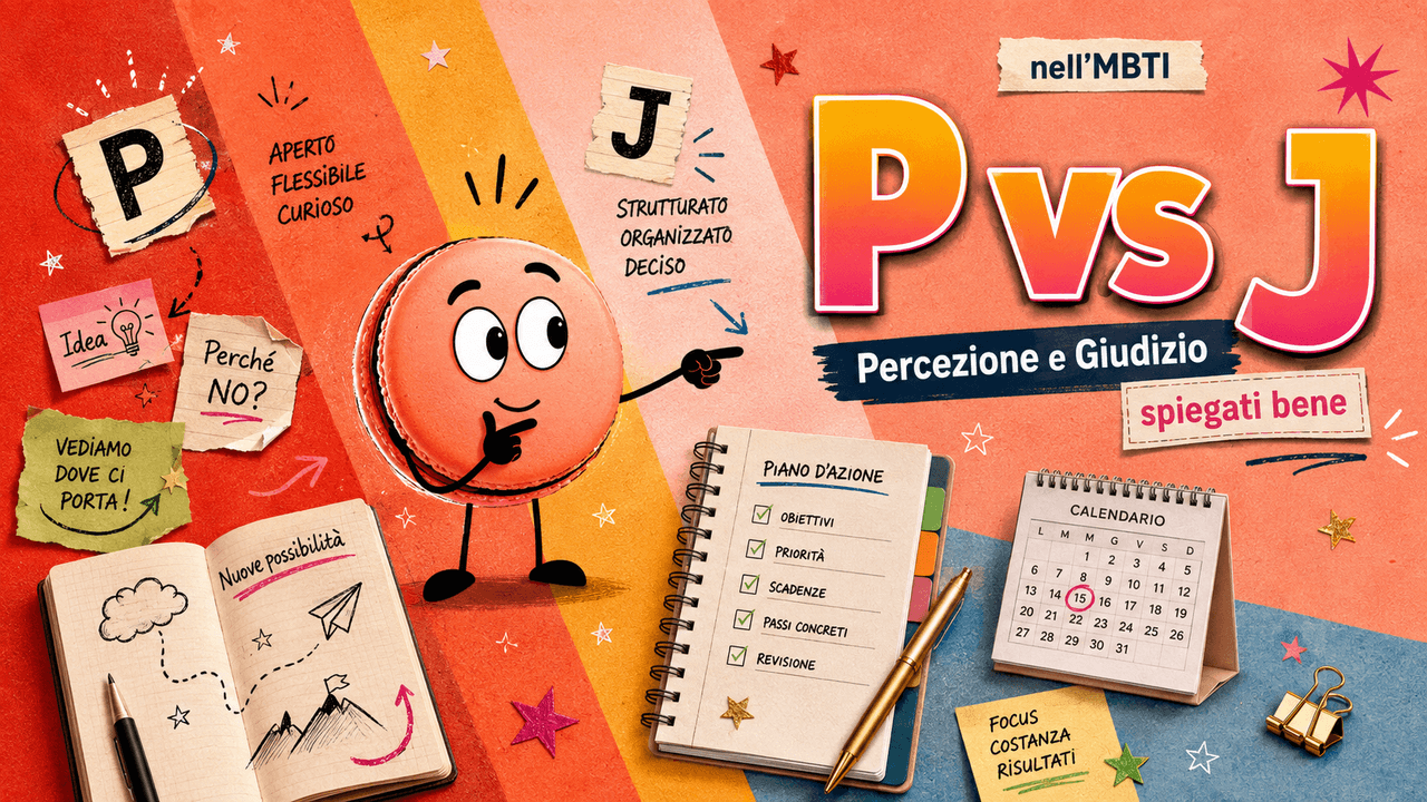 P e J nell’MBTI: Percezione e Giudizio spiegati bene