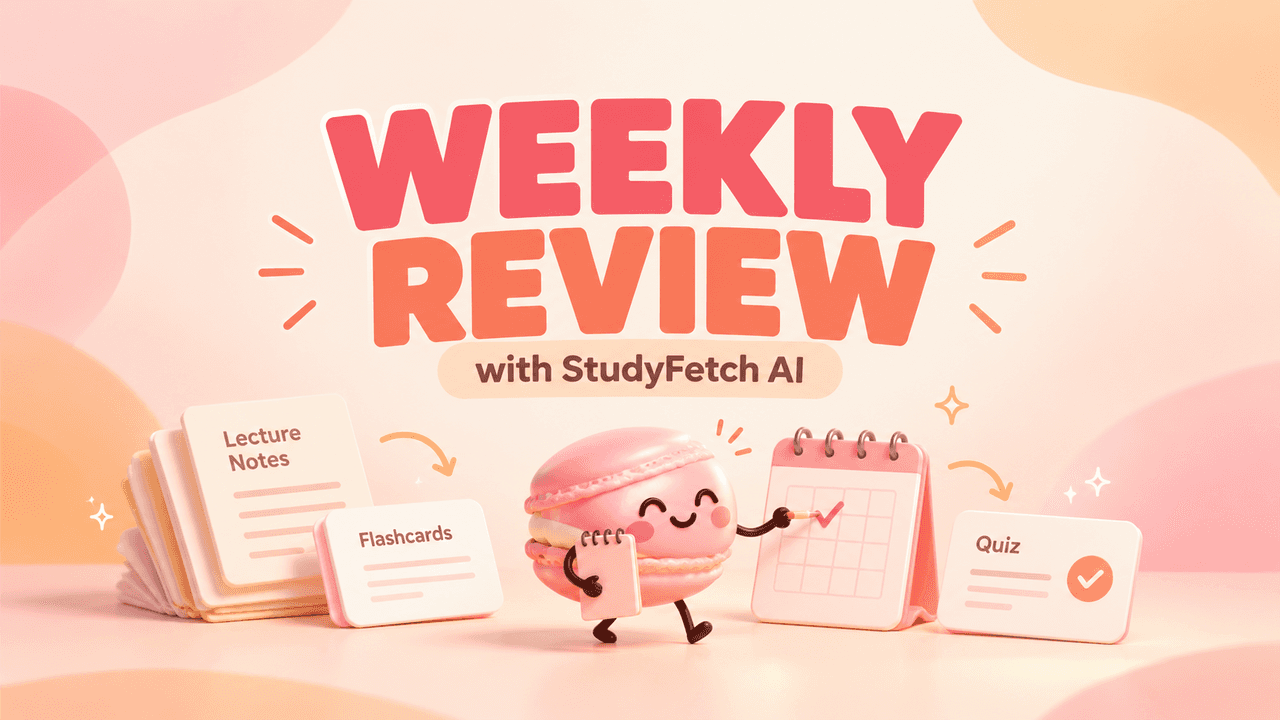 How to Use Study Fetch AI for Weekly Course Review
