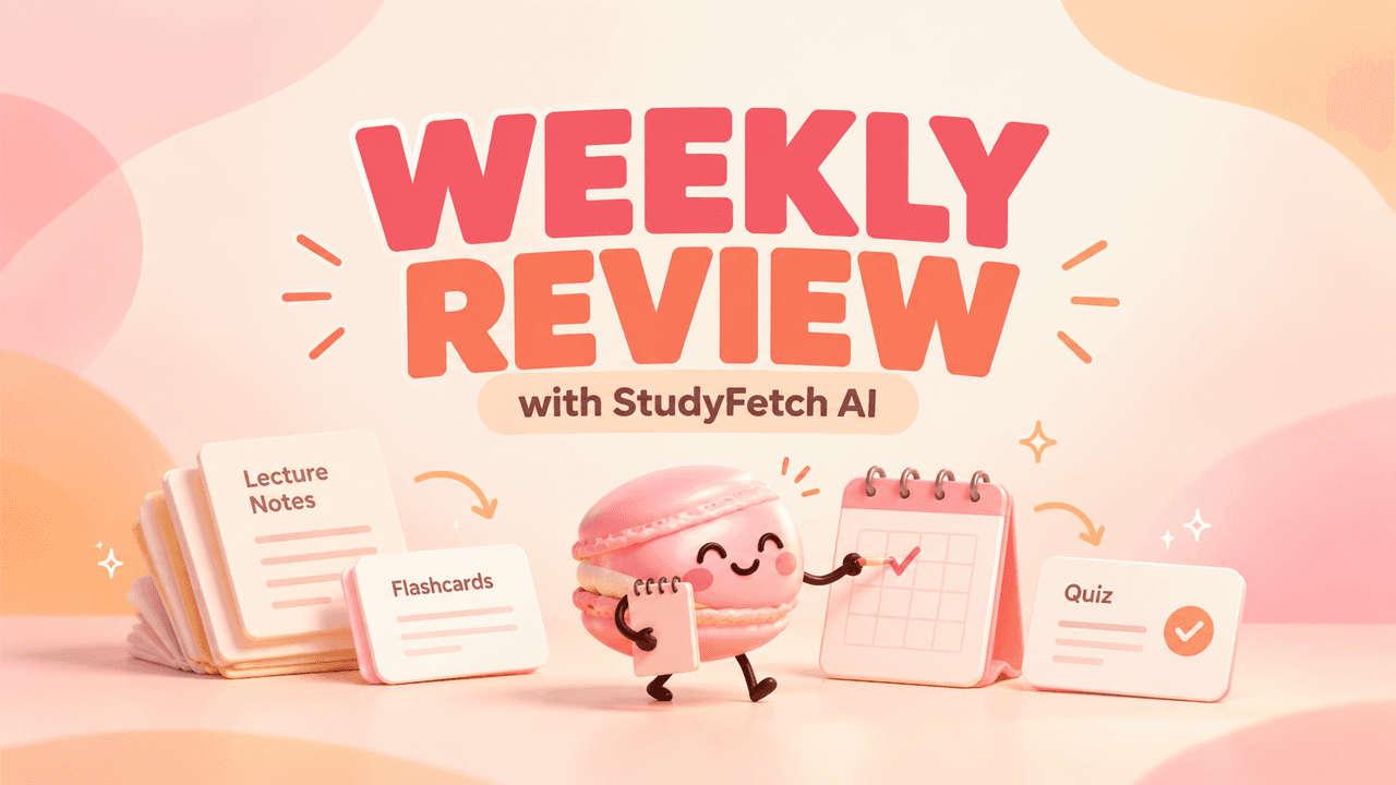 How to Use Study Fetch AI for Weekly Course Review