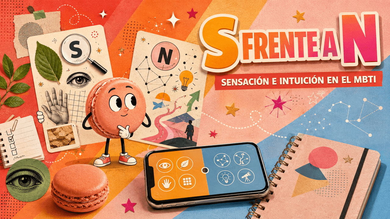 S frente a N en el MBTI: Sensación e Intuición explicadas