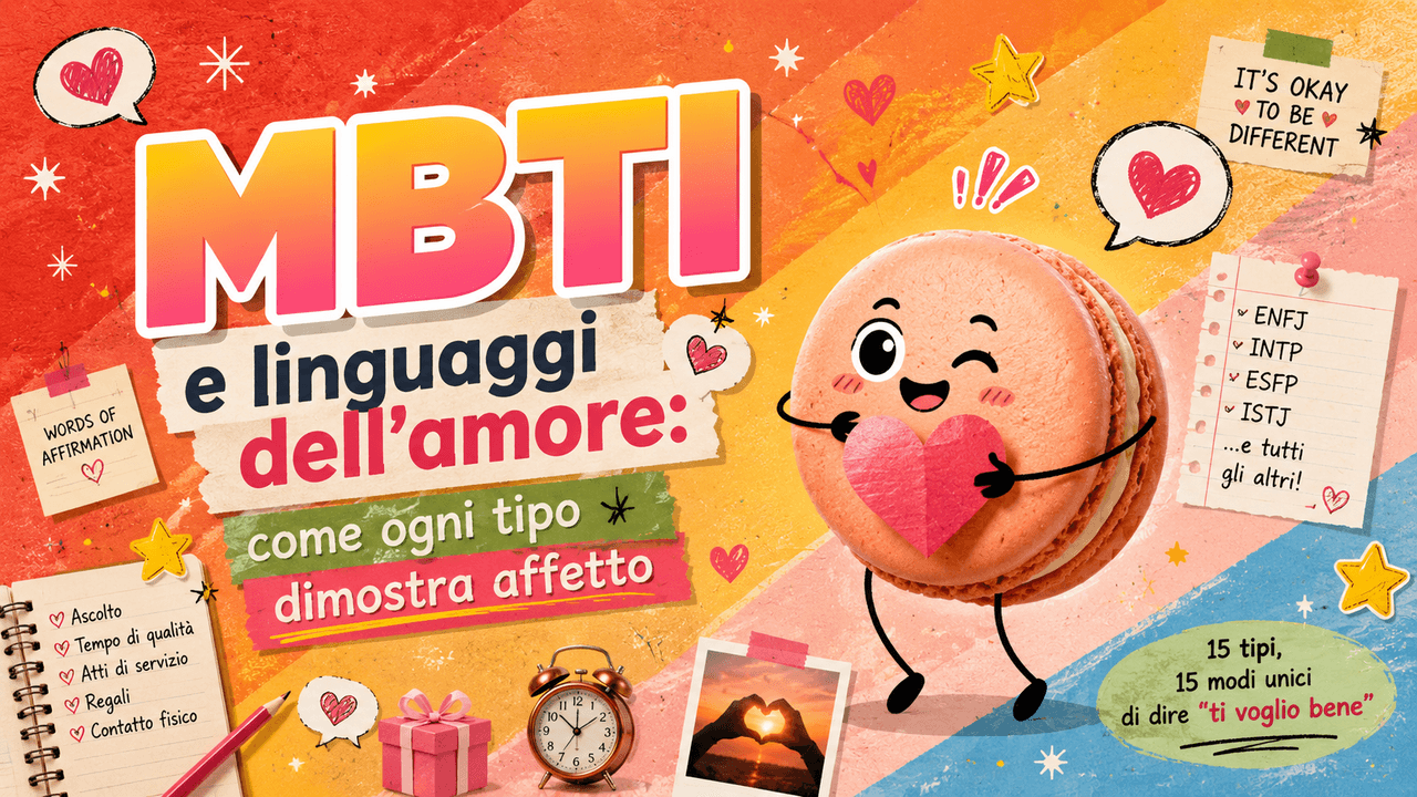 MBTI e linguaggi dell’amore: come ogni tipo dimostra affetto