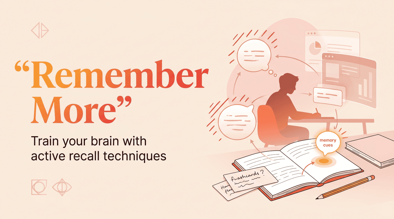 Active Recall Studying: How to Remember More