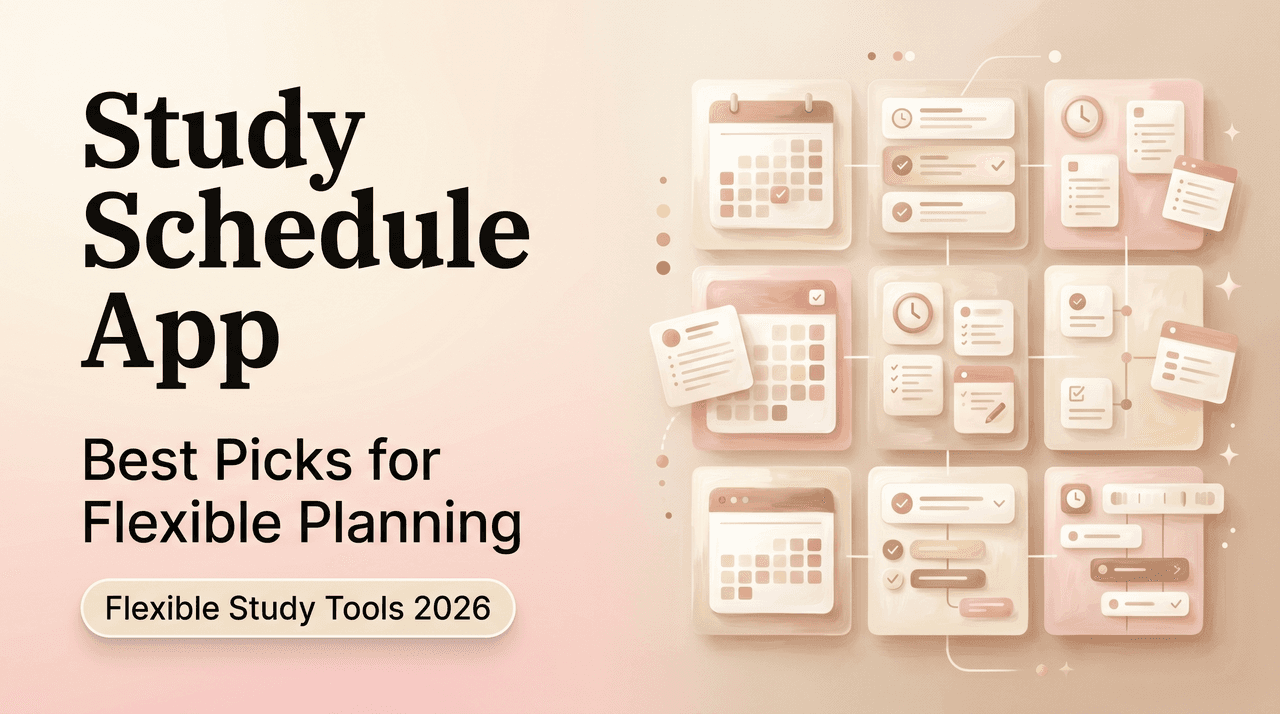 Study Schedule App: Best Picks for Flexible Planning