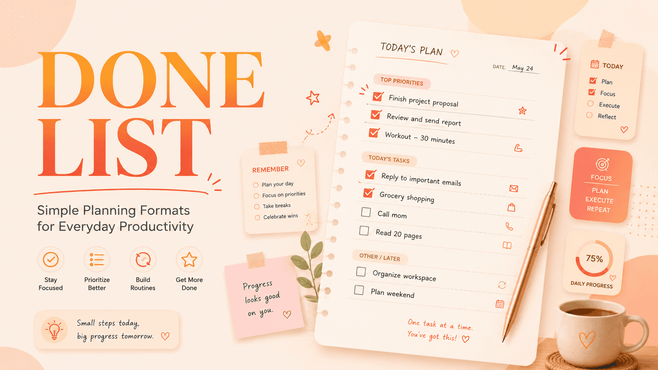 To Do List Template: Simple Formats That Work