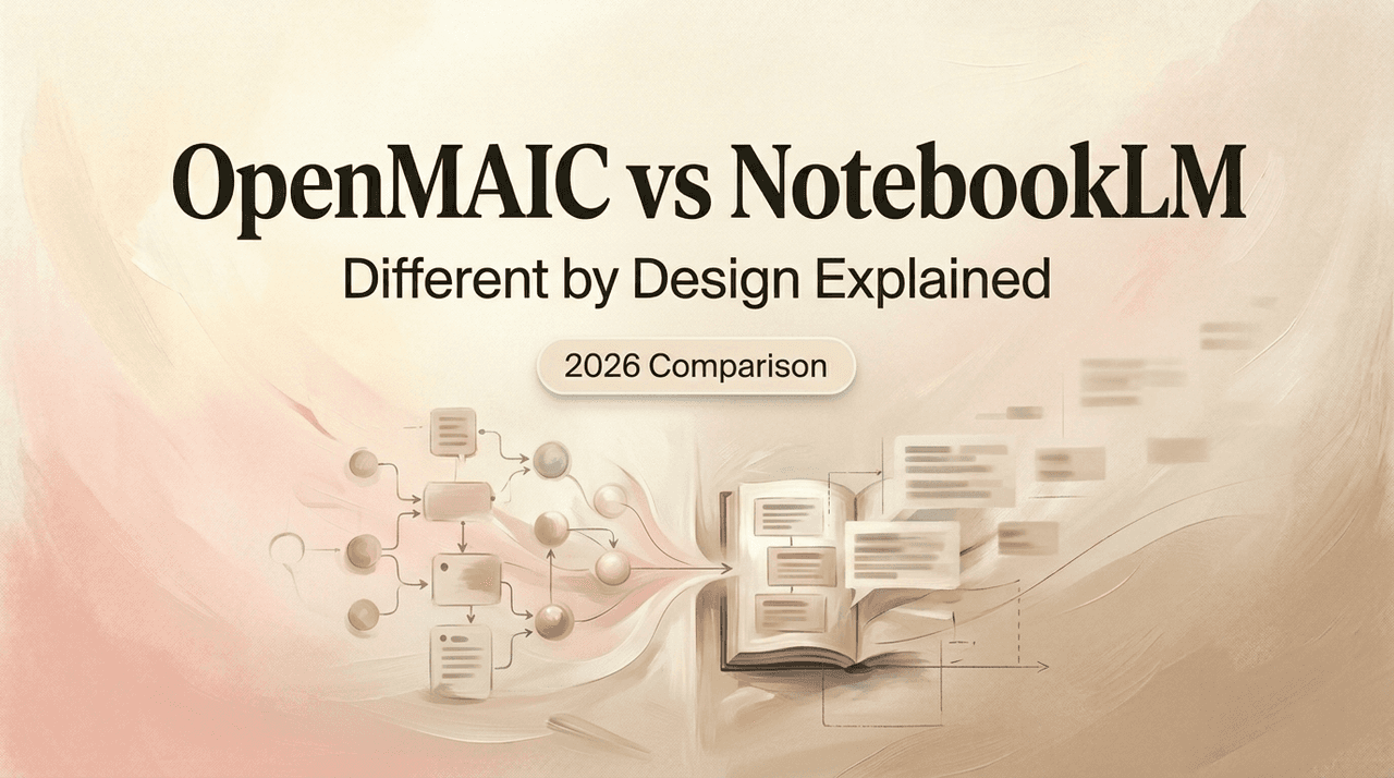 OpenMAIC vs NotebookLM: Different by Design (2026)