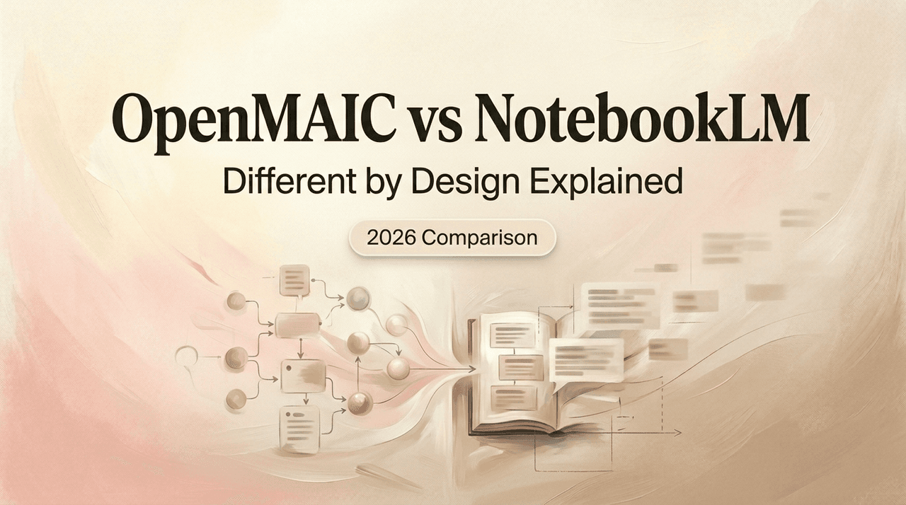 OpenMAIC vs NotebookLM: Different by Design (2026)