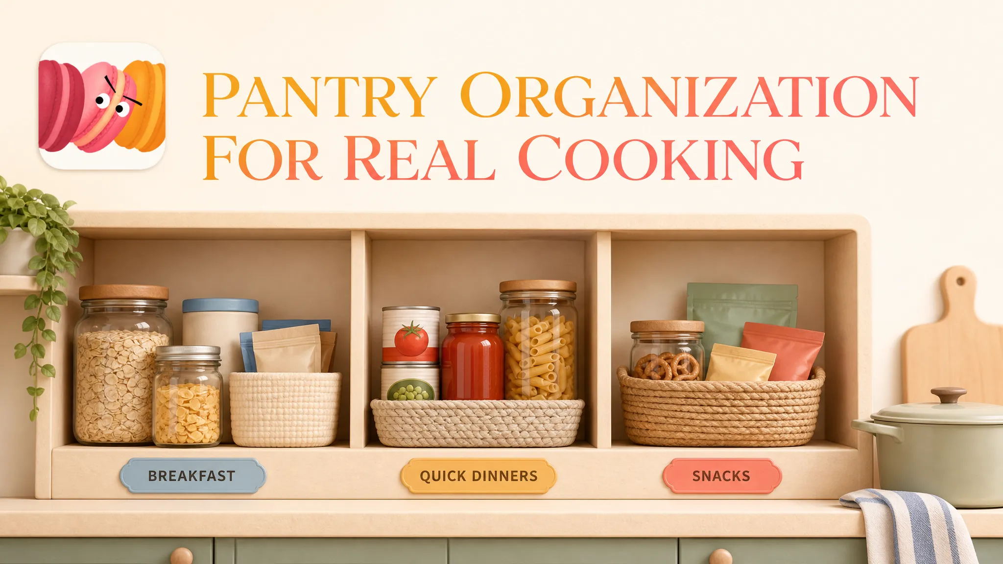 Pantry Organization for Real-Life Cooking