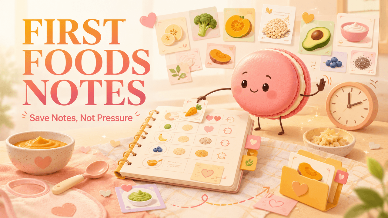 Baby First Foods List: Save Notes, Not Pressure
