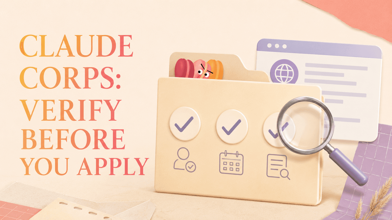 What Is Claude Corps? Facts Applicants Should Verify