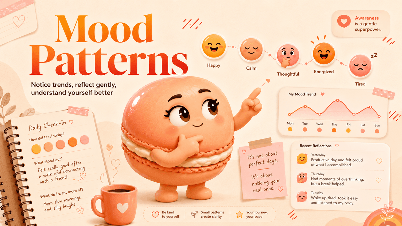 Mood Tracker Apps: Notice Patterns Without Diagnosis