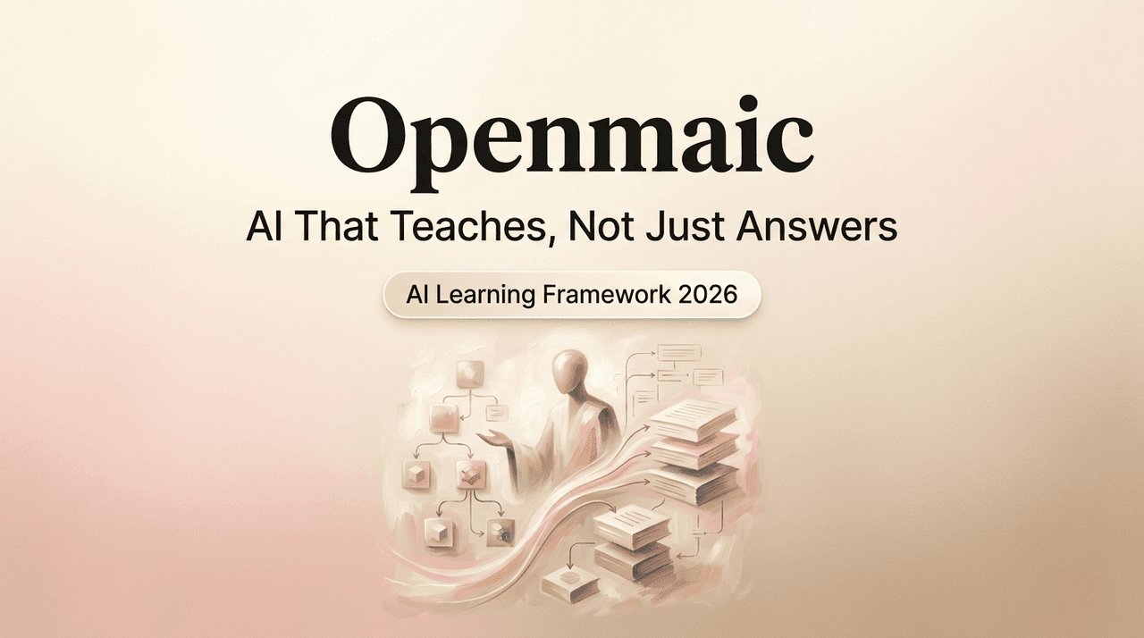 What Is Openmaic? AI That Teaches, Not Just Answers