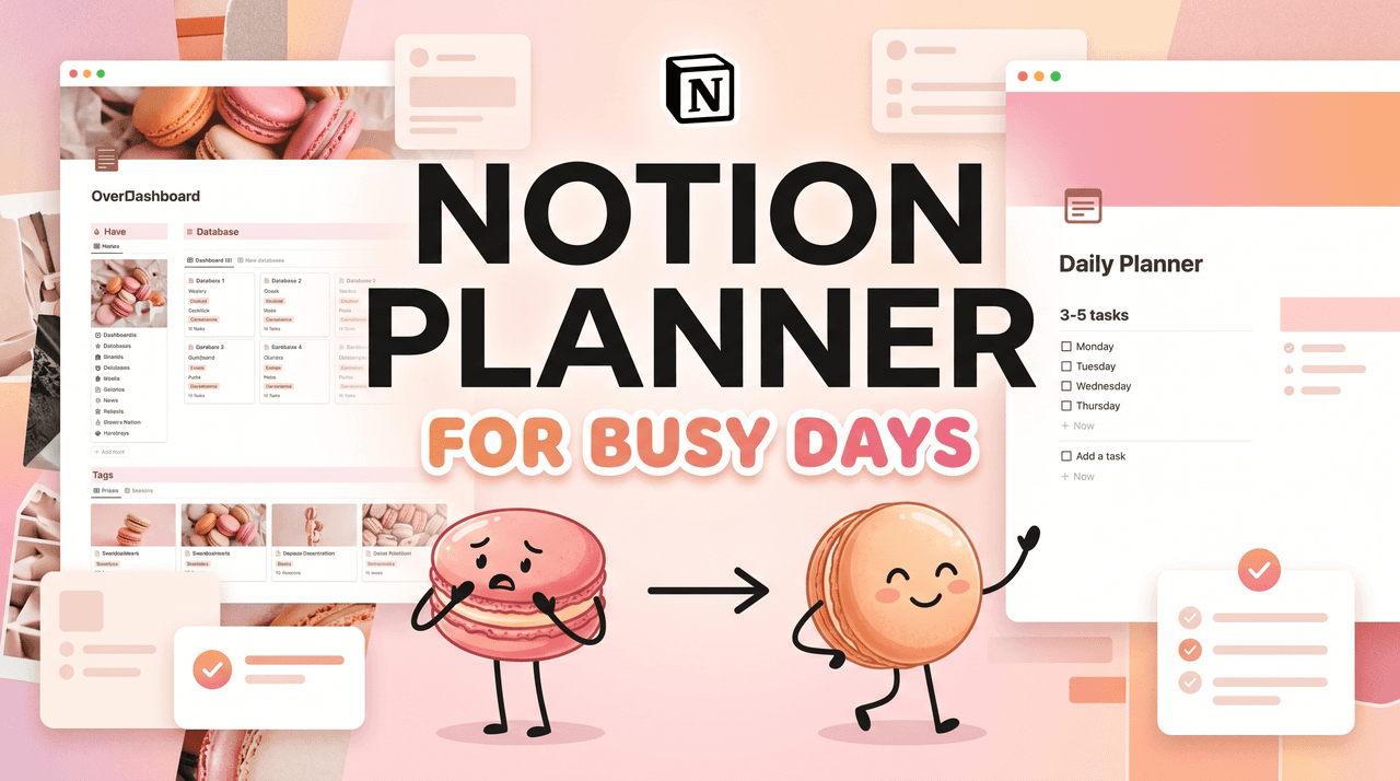 Notion Daily Planner for Busy Days