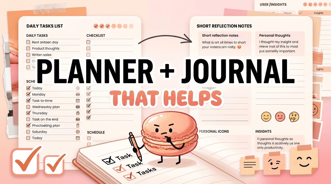Daily Planner and Journal That Helps