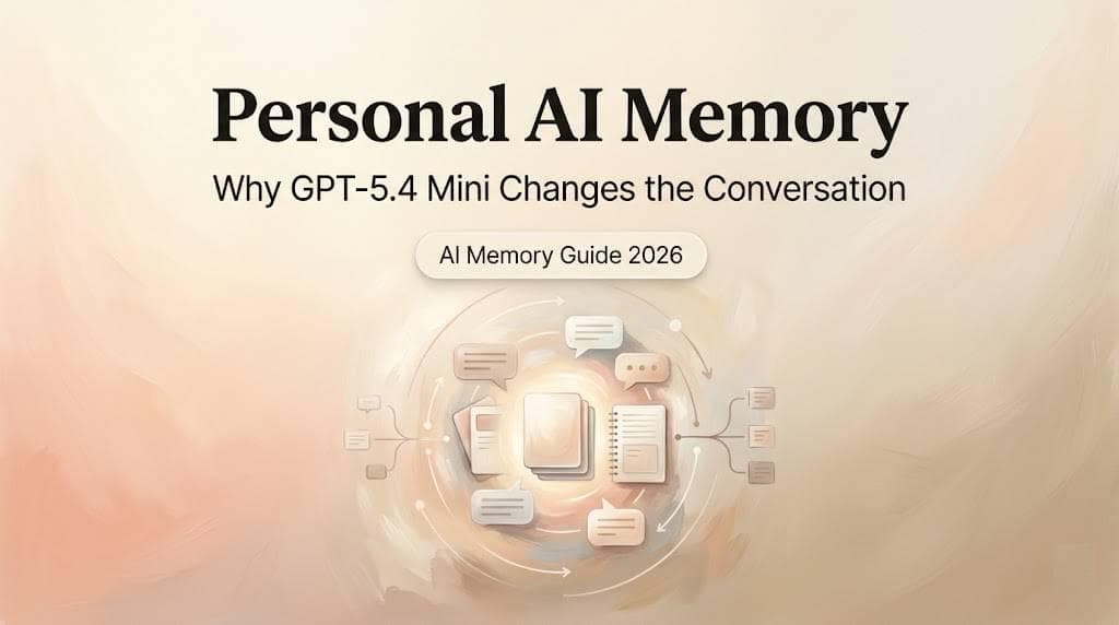 GPT-5.4 Mini Shows Why Personal AI Needs Memory