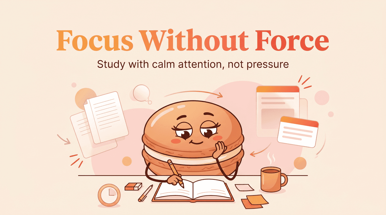 How to Focus While Studying Without Forcing It