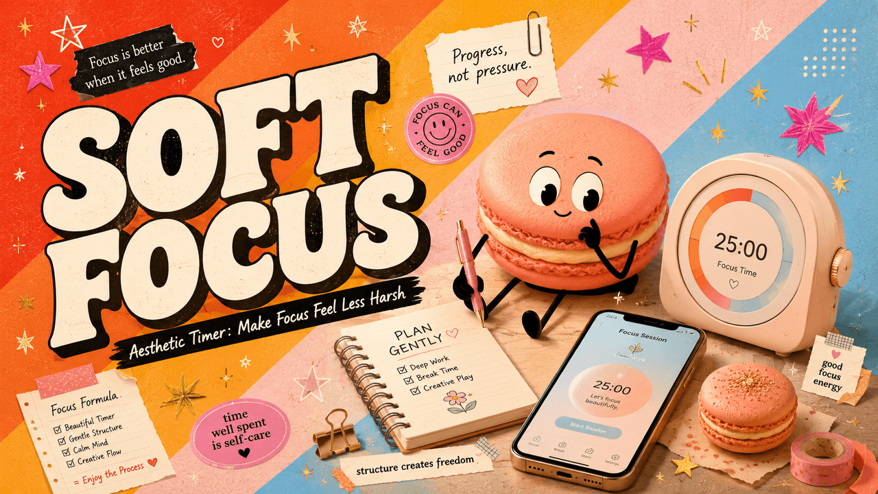 Aesthetic Timer: Make Focus Feel Less Harsh