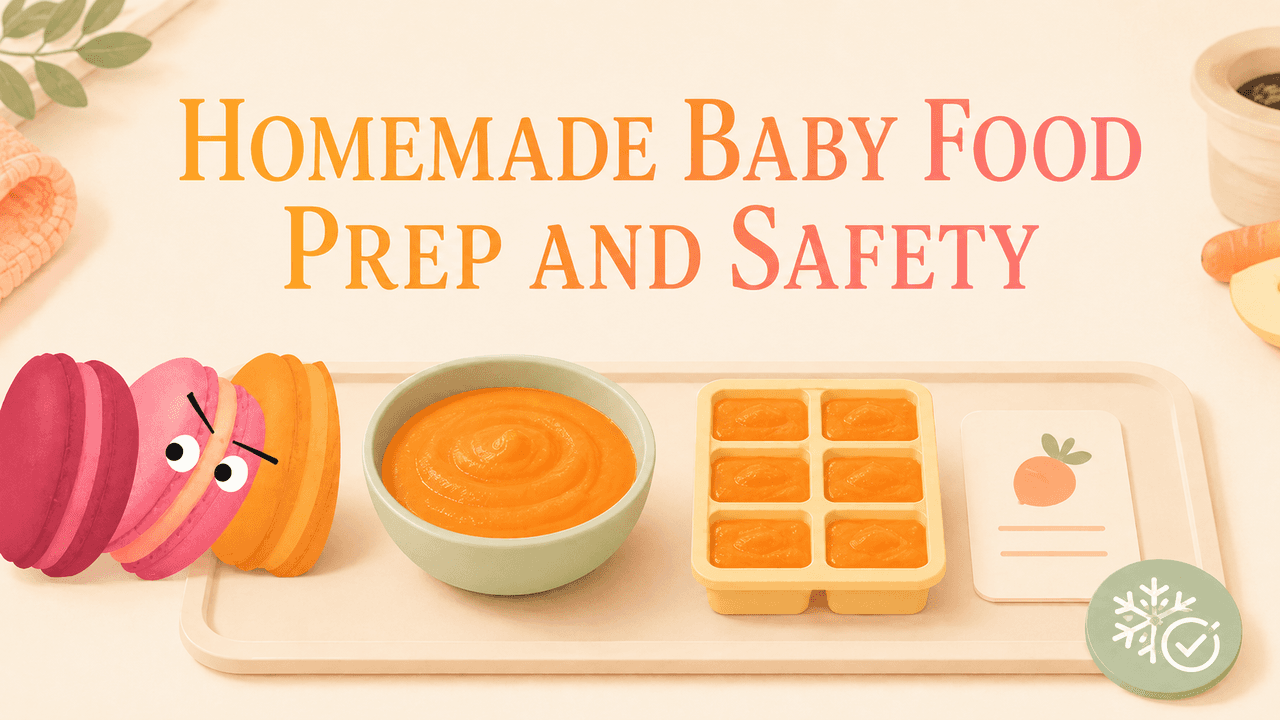 Homemade Baby Food: Prep Notes and Safety Checks