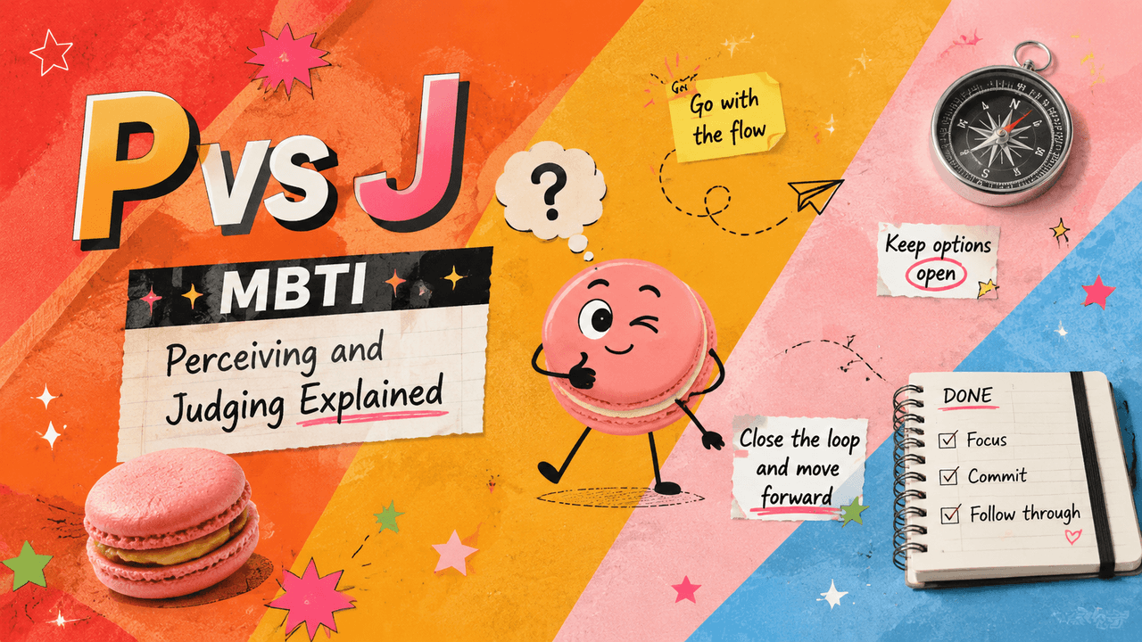 MBTI P vs J: Perceiving and Judging Explained