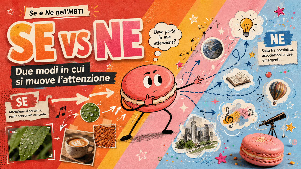 Se e Ne nell’MBTI: due modi in cui si muove l’attenzione