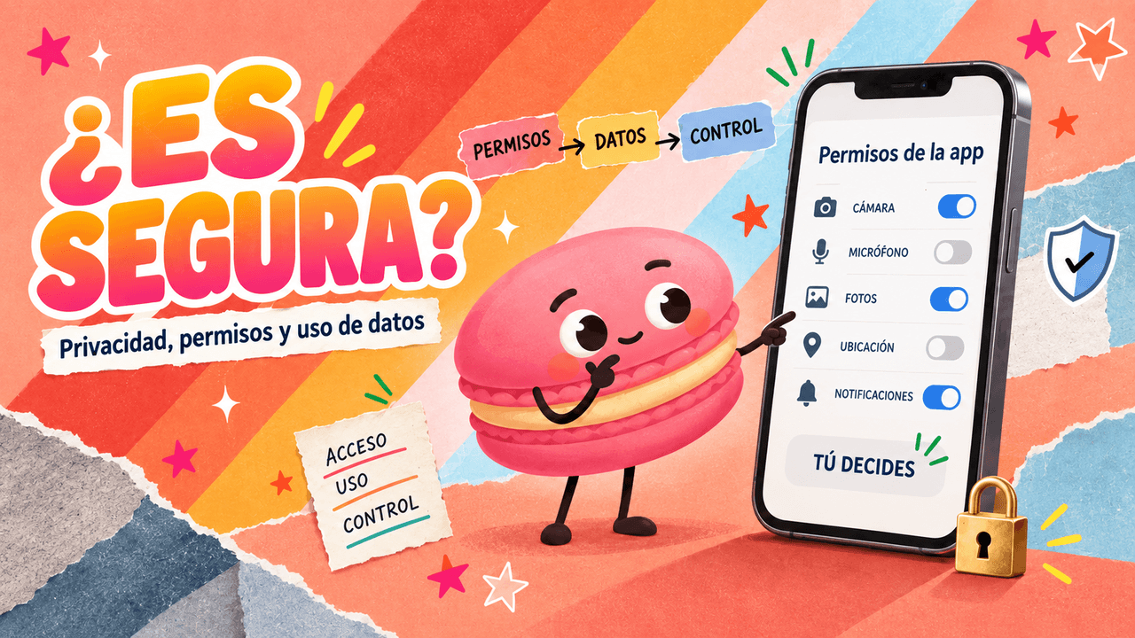 ¿Es segura la app Macaron? Privacidad, permisos y uso de datos